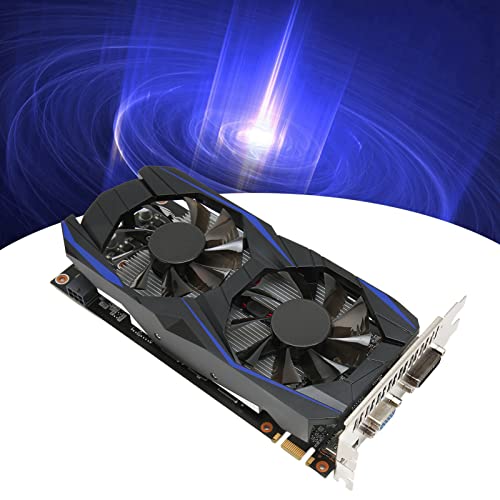 Scheda Grafica da Gioco GTX550Ti, Scheda Grafica per Computer GDDR5 192BIT da 6 GB con Doppia Ventola, Scheda Grafica Video PCIe 2.0 HDMI VGA DVI GPU per Frequenza DirectX 11 - Scheda video - Immagine 4
