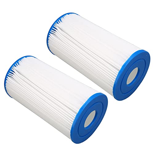 RASTKY Reemplazo de Cartucho de Filtro para Bañera de Hidromasaje, Elemento de Piscina Reutilizable de Fácil Enjuague, 254x140mm para Piscinas Infantiles, Material PP