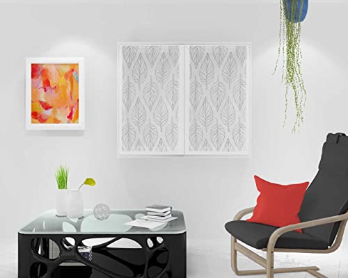 Soleil d'ocre Paire de brise bise 45x90 MAUD gris, Polyester, 45x90 cm Cover