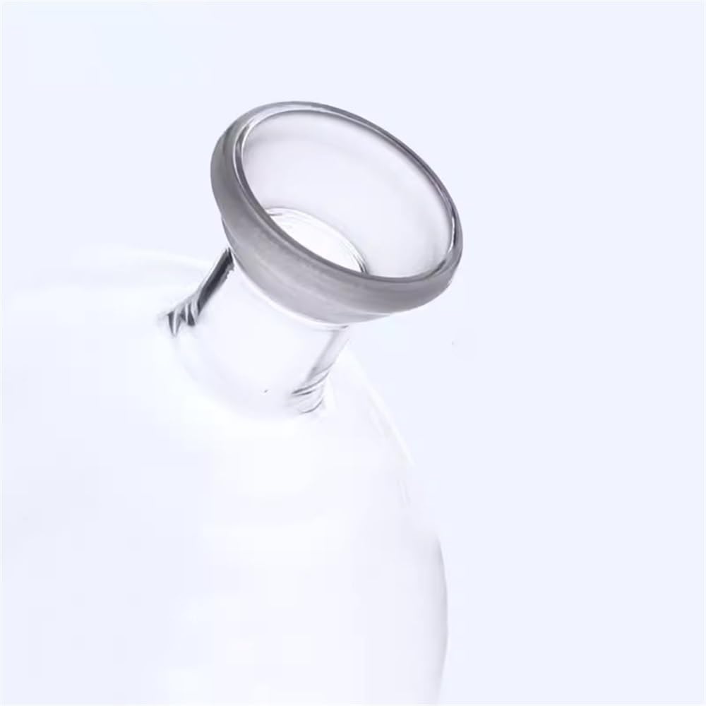 Obrotowa butelka odbiorcza, kolba ze szlifem kulkowym, szklana butelka odbiorcza, okrągła kolba laboratoryjna, 250 ml/500 ml/1000 ml (500 ml)