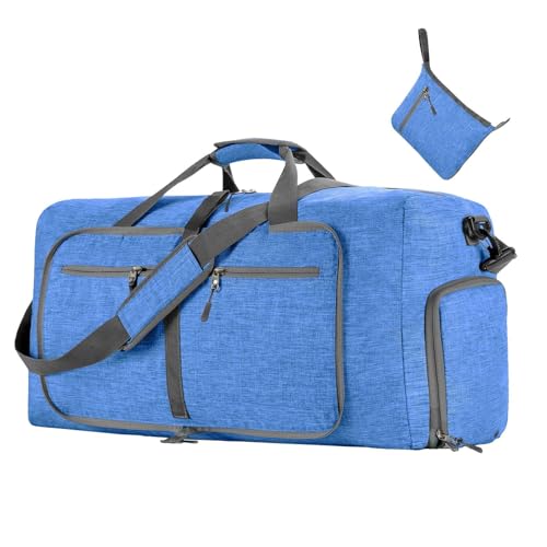 Bolsa de lona para gimnasio, bolsa organizadora de fin de semana, bolsa de deporte con múltiples bolsillos para viajes, camping, fitness, , Refer to description, Unisex