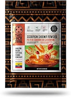 The Inca Trail - Dried Shrimp Powder - Gluten Free seasoning, Organic, No Added Sugar, No MSG, High Protein, Guilt Free, Shrimp Seasoning For Use In Cooking & Cajun Seasoning (3oz, Scorpion)