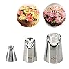 3 stks 402L Chrysanthemum Nozzles voor Decorating Cake Tulip Pastry Nozzle Succulents ICing Piping Tips Bakvormen Gebak…