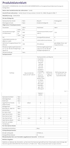 Candy CM4S59EW - vue 8