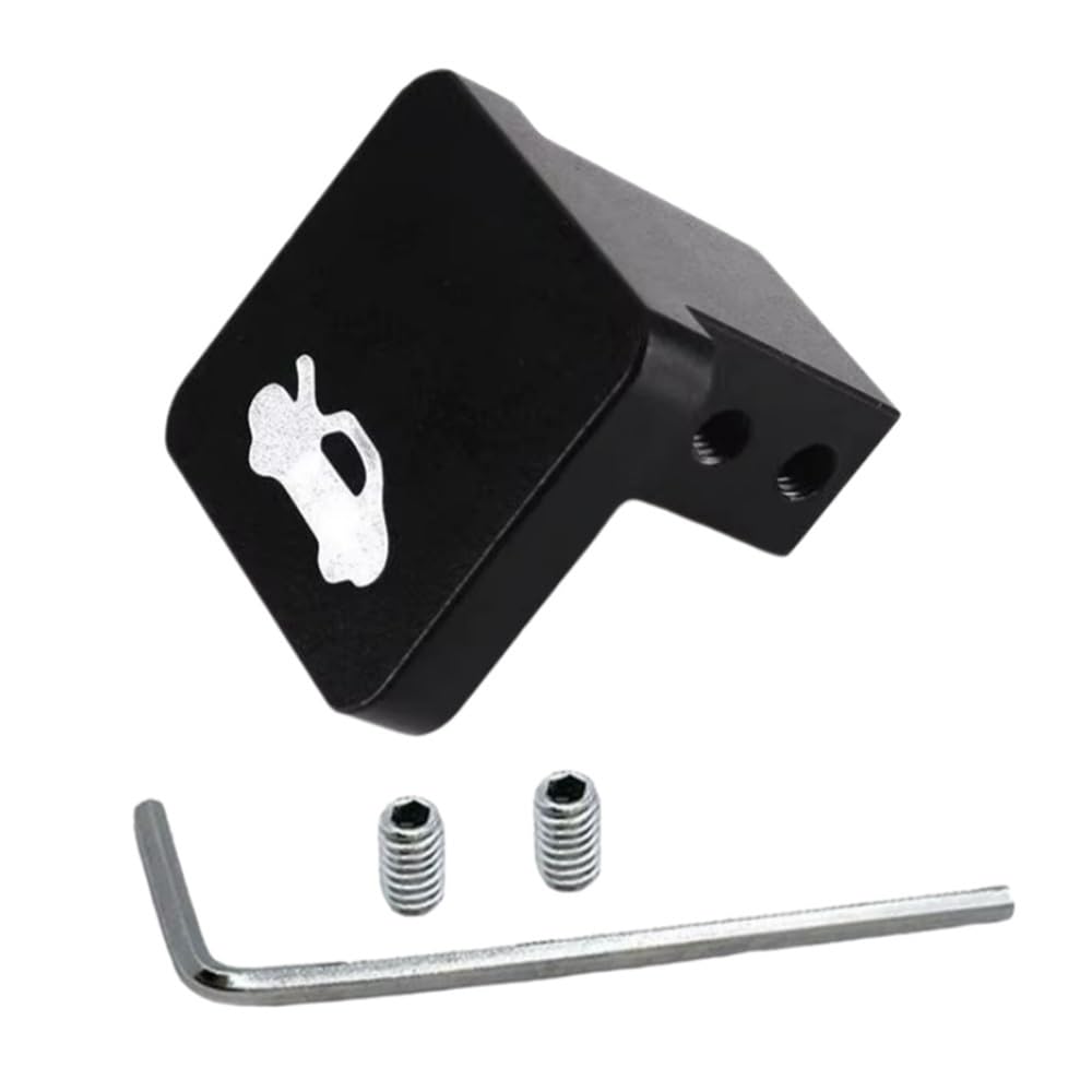 JIIYP Hood Release Handle for Civic 2011-1996 Car Hood Release Latch Handle Aluminum Bonnet Cover(Black)
