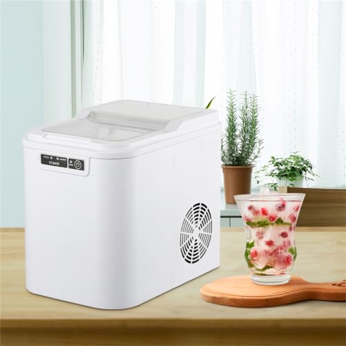 Máquina portátil de hielo auto-limpiante compacta miniatura 2