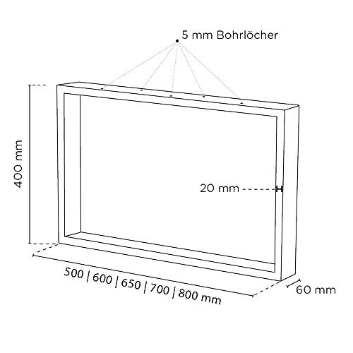 Sossai® Design Struttura tavolo/telaio per tavoli