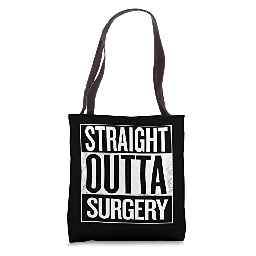 Bolsa Tote con diseño divertido Straight Outta Surgery miniatura 1