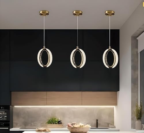 Image of FILLISKA 3 in1 Colour Changing LED Luxurious Hanging /Pendant Light (FrenchGold-PAY1635)
