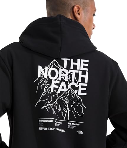 THE NORTH FACE Men's Evolution Half Dome Mtn Hoodie | Sweatshirt With 2 Piece Hood, Adjustable Drawcord, Kangaroo Hand Pocket3
