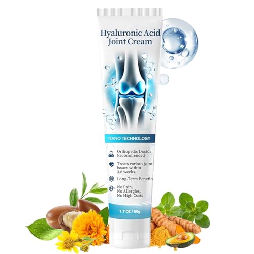 Herbaflex Hyaluronic Acid Joint Cream - Joint Pain Relief Gel - Advanced Joint Care Cream - Effectively Relieve Muscle Soreness & Easy Absorb - Massage Creams for Back & Shoulder & Arm & Knee