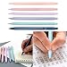 SagaSave 2 Models Optional 6PCS Morandi Triangle Bar Mechanical Pencil Set Cute Aesthetic Artist Pencil Set Retractable Pencil for Home Office Work Business Clubs Party Favors Drawing Writing(0.5mm)