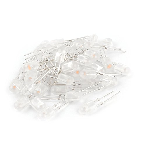 Aexit 40 Pieces 5mm Width Head Mist Opaque Purple LED Light Emitting Diode DC 2.5-3.0V (48dbaf61ed7c7b595fc9ed4ce2868a25)