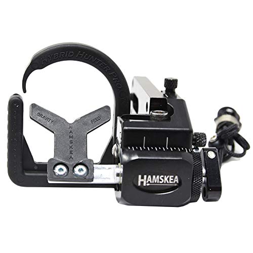 Hamskea Archery Solutions Hybrid Hunter Pro Right Hand Black Micro Tune Arrow Rest (210772) #TOP2