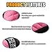 Bling Soft Leather Steering Wheel Cover, 15 Inch Colorful Rhinestones Auto Elastic Protector with Crystal Diamond for Women Girls, Car Accessories for Most Cars, SUVs (Pink)