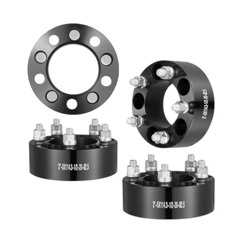 Adaptateurs de roue 5x4.5 pouces élargissant la voie de 2" pour stabiliser les virages serrés