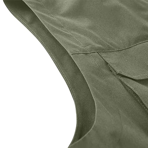 Ruziyoog Men's Utility Vest Multi Pocket Fishing Vest Outdoor Travel Safari Hunting Photography Work Sleeveless Jacket2