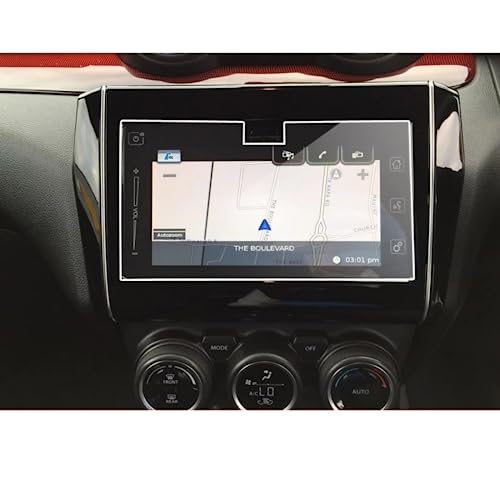 Film de protection en verre trempé pour éliminer les rayures de navigation Suzuki Swift
