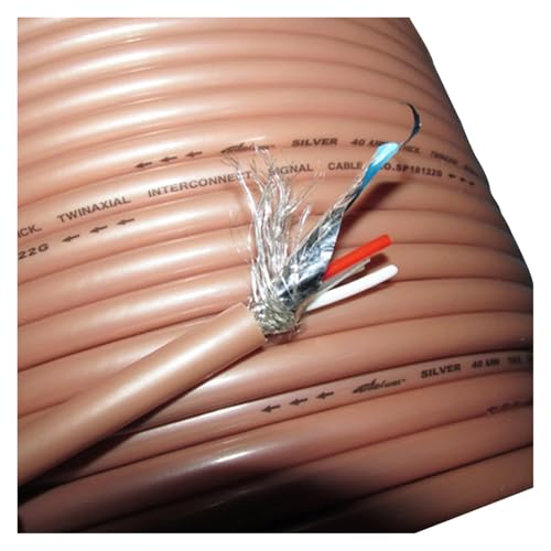 Cable de señal de audio plateado SP18122G blindado de 1,0 m de longitud 4