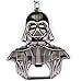 WOO LANDO Darth Vader flesopener als sleutelhanger, zwart glanzend, solide afwerking 55 mm x 60 mm, voor de huisbar, onderweg - grappig cadeau voor Star Wars-fans