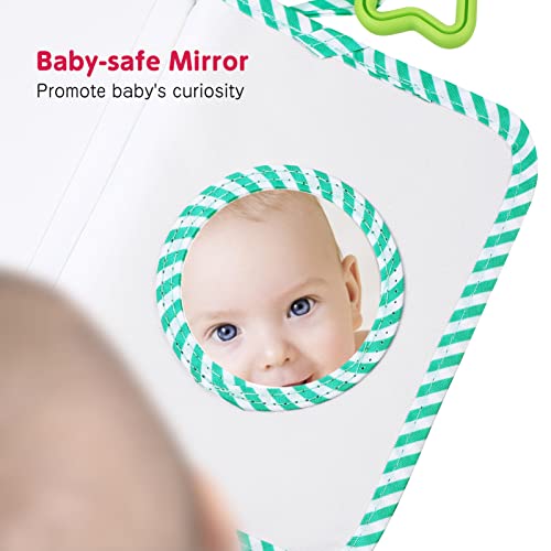 Toddmomy Baby Photo Albums, My First Family Album Baby Baby Memory Book Soft Cloth Baby Photo Book Infant Picture Album For Newborn Toddler Kids Green #TOP6