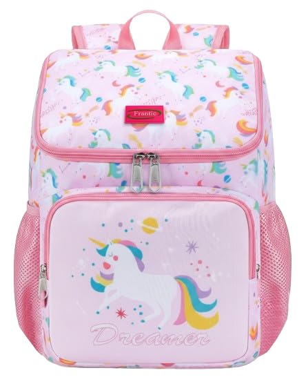 Image of Frantic 26L Waterproof School Backpack for Boys & Girls | Durable Polyester Bag with Spacious Compartments | Ideal for School, Travel, Picnic & Daily Use