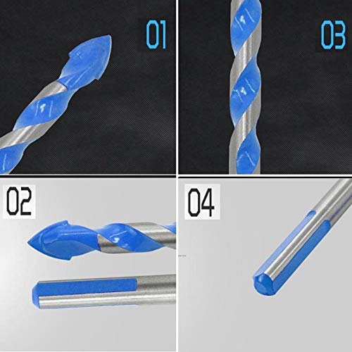 Juego de 7 brocas triangulares para madera 3-12 mm miniatura 4