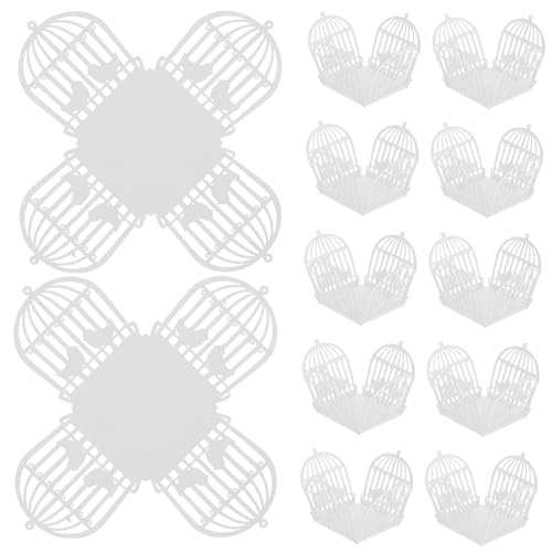 DEARMAMY 50Piezas Cajas De Chocolate Decorativas Papel Para Bodas y Celebraciones Para Decoración Fiestas Color