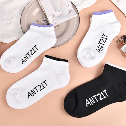 Image of Women Low Cut Cotton Athletic Running Cushion Socks, 9-11, White