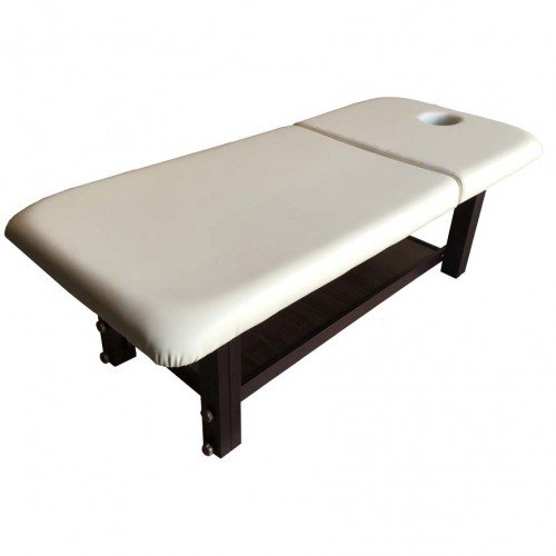 MASSAGE TABLE ADJUSTABLE WHITE Beauty & Personal Care