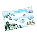* Varios patrones 3D temáticos navideños impresos agregan un ambiente rico y agradable para sus vacaciones navideñas.
