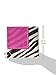 Pink and Zebra Print Luncheon Napkins Party Tableware Supply (16 Pack), Multi Color, 6.5