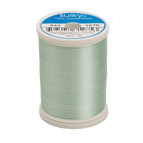 Hilo Rayon Sulky 850 yd 2-Ply Sea Mist miniatura 1