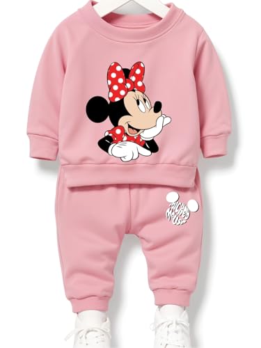 Image of Minicult Kids Cotton Co-ords Full Sleeve Sweatshirt and Pant Set with Character Print