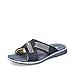 Produktbild Rieker Herren Pantoletten 21385, Männer Slipper,Slipper,Slides,Slip-ons,Backless,Mules,Gartenschuhe,Sommerschuhe,sommerclogs,blau (14),44 EU / 9.5 UK
