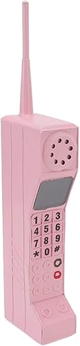 Focket Adorno de teléfono celular de ladrillo, teléfono celular retro de los años 80, modelo retro de teléfono celular, modelo de teléfono celular,