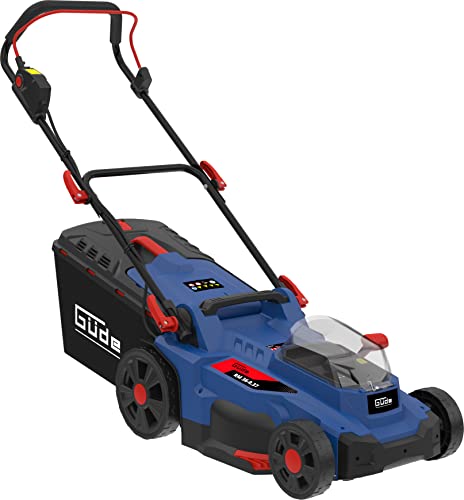 Güde Akku Rasenmäher RM 36-0.37 (36V, Easy-Energy-Exchange, Brushless, Mähen/Sammeln/Mulchen, 370mm Schnittbreite, 6-fache Schnitthöhenverstellung, 35 l Grasfangsack, Mulchkeil, ohne Akku & Ladegerät) Güde Akku Rasenmäher RM 36-0.37 (36V, Easy-Energy-Exchange, Brushless, Mähen/Sammeln/Mulchen, 370mm Schnittbreite, 6-fache Schnitthöhenverstellung, 35 l Grasfangsack, Mulchkeil, ohne Akku & Ladegerät)