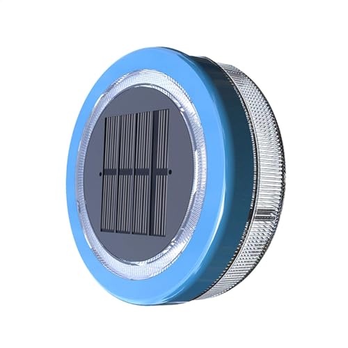 Rproonay Luces solares para piscina, luces flotantes para piscina, luz solar de jardín, fácil instalación, impermeable, 11,6 x 2,5 cm, para natación, boda, , jardín, césped