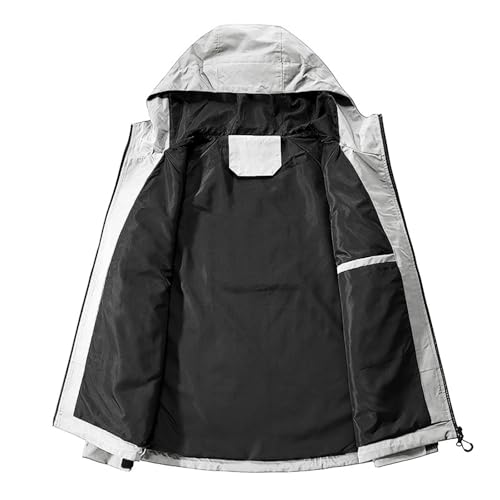 Chaqueta sahariana cortavientos de hombre que soluciona los cambios de clima 2