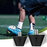 EASONGEE 12pcs Plastic Football Studs Replacement Thumb Studs Football Boots Plastic Studs Soccer Studs Metal Tipped Rugby Studs for Men Women Adults Shoes, 13mm/16mm, Black - Image 5
