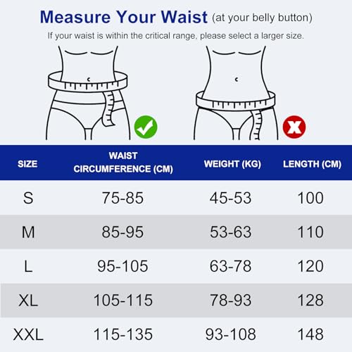 ZAHRVIA Faja Lumbar Hombre Mujer con 6 Varillas de Soporte - Ajuste Doble y Transpirable - Cinturón de Soporte Lumbar para Aliviar Dolor de Espalda y Ciática (X-Large) - imagen 6