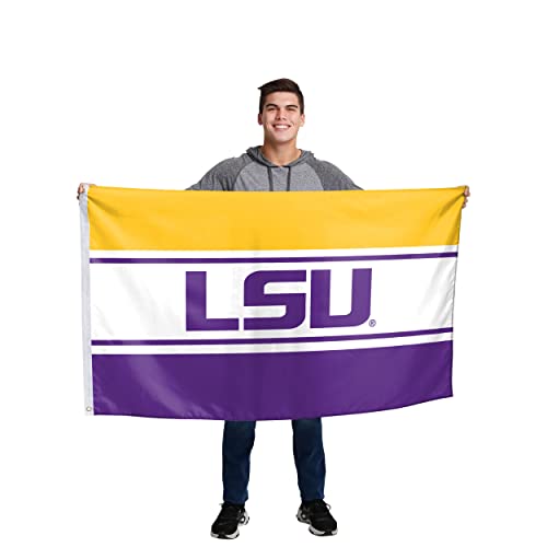 Drapeau LSU Tigers double face lisible des deux côtés pour mât extérieur NCAA - 3