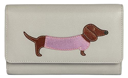 Mala leather Dackel Hund Große Geldbörse 3304/65 Weiches Leder … Cover