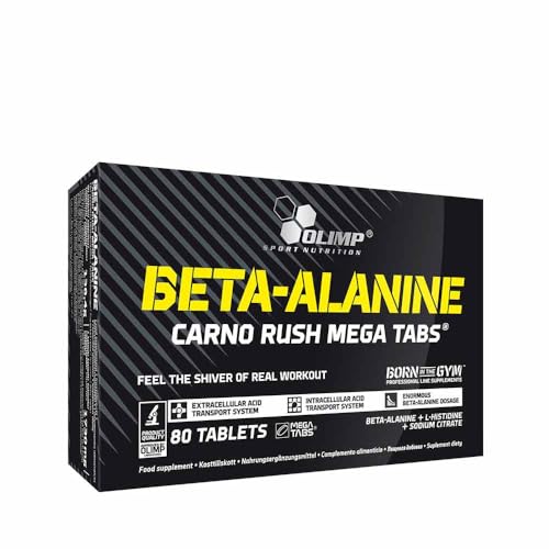 OLIMP SPORT NUTRITION - Olimp Sport Nutrition - Beta-alanine Carno Rush Mega Tabs (80 Tabs) - Bêta-alanine - Bêta-alanine, L-histidine, Vitamine B6