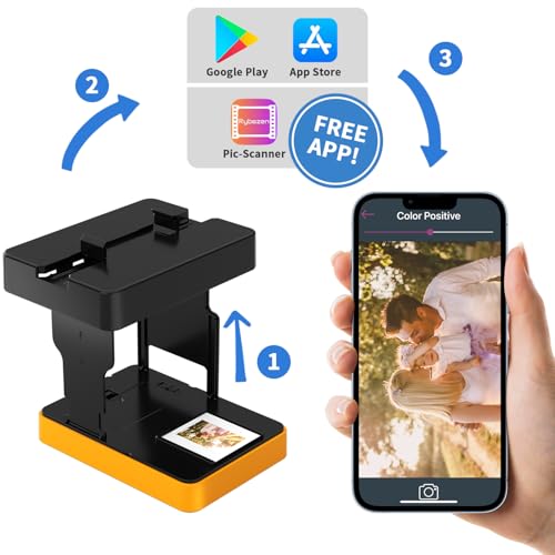 Image of DigitConvert 35mm Mobile Film and Slide Scanner Converts Slides to Digital