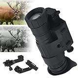 BEESOM PVS-14 Digital Night Vision Goggle IR Night Vision Monocular Waterproof, Monocular Night Vision Scope Thermal Imaging Monocular for Hunting,Camping,Travel