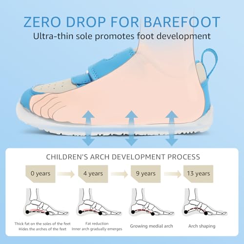 Image of STQ KIDS Toddler Shoes Wide Toe Box First Walk Sneakers for Boys and Girls