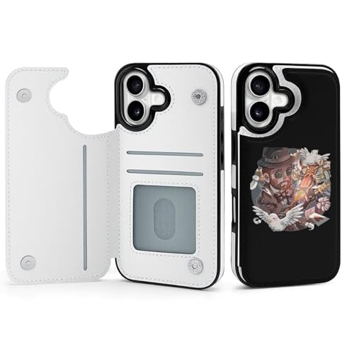 iPhone17�p�P�[�X ��ܐl�i �蒠�^ �X�}�z�P�[�X �A�C�t�H��17�p�J�o�[ ���z�^ �X�^���h�@�\ �J�[�h�|�P�b�g PU���U�[ �S�ʕی� �ϏՌ� Case �l�C