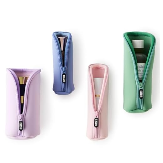 Can you have glass in carry on luggage KUSSHI Neoprene Mini Makeup Pouch Set