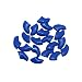 20 pcs Soft Nail Caps For Cat Pet Claw Control Paws off + Adhesive Glue,Size S,Blue